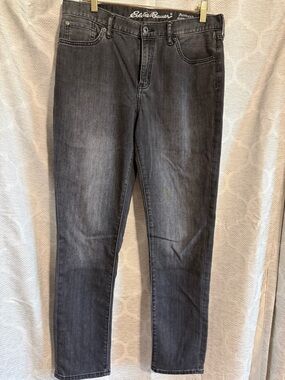 Eddie Bauer Boygriend Midrise slim Women's Charcoal Jeans